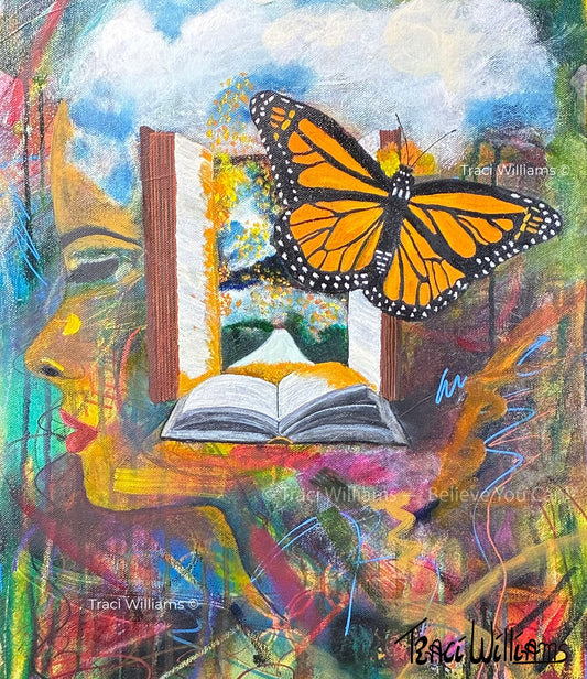 No reproduction without written permission. Original artwork by Traci Williams — Believe You Can™