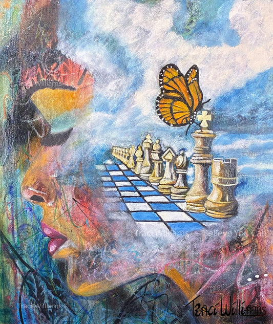 No reproduction without written permission. Original artwork by Traci Williams — Believe You Can™